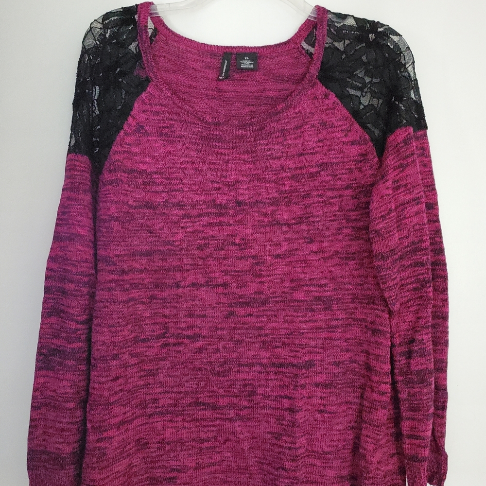 Crochet shoulder sweater
